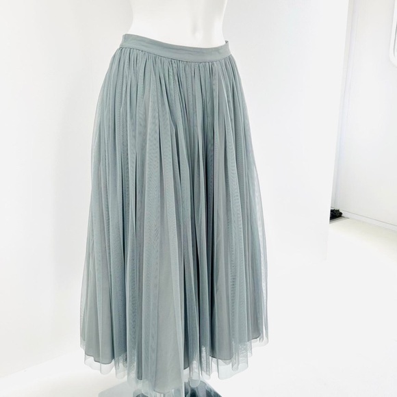ASOS womens Tulle Midi Skirt UK 10 Dove Grey Tutu fairycore fairy glam - Picture 5 of 6